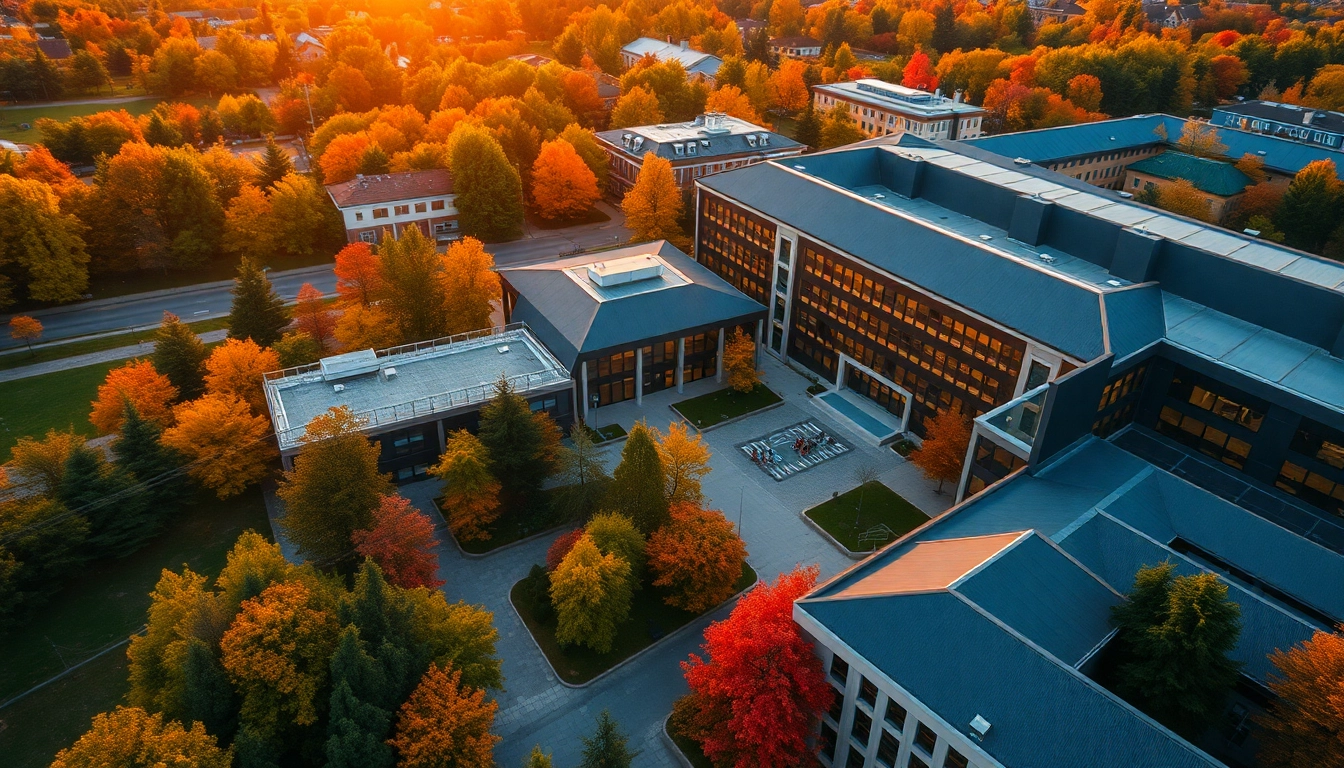 Students experiencing Polonya'da Üniversite Eğitimi on a vibrant campus in Poland.