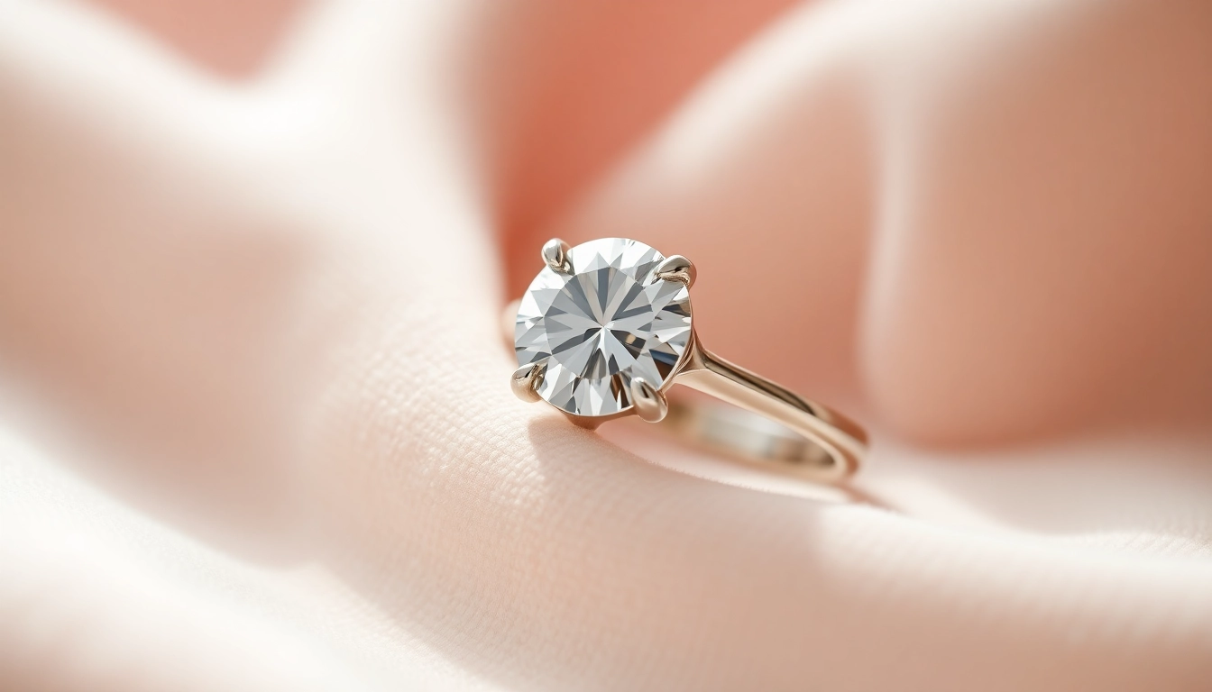 Showcase a breathtaking 3 Carat Engagement Ring with a round diamond halo, perfect for proposals.