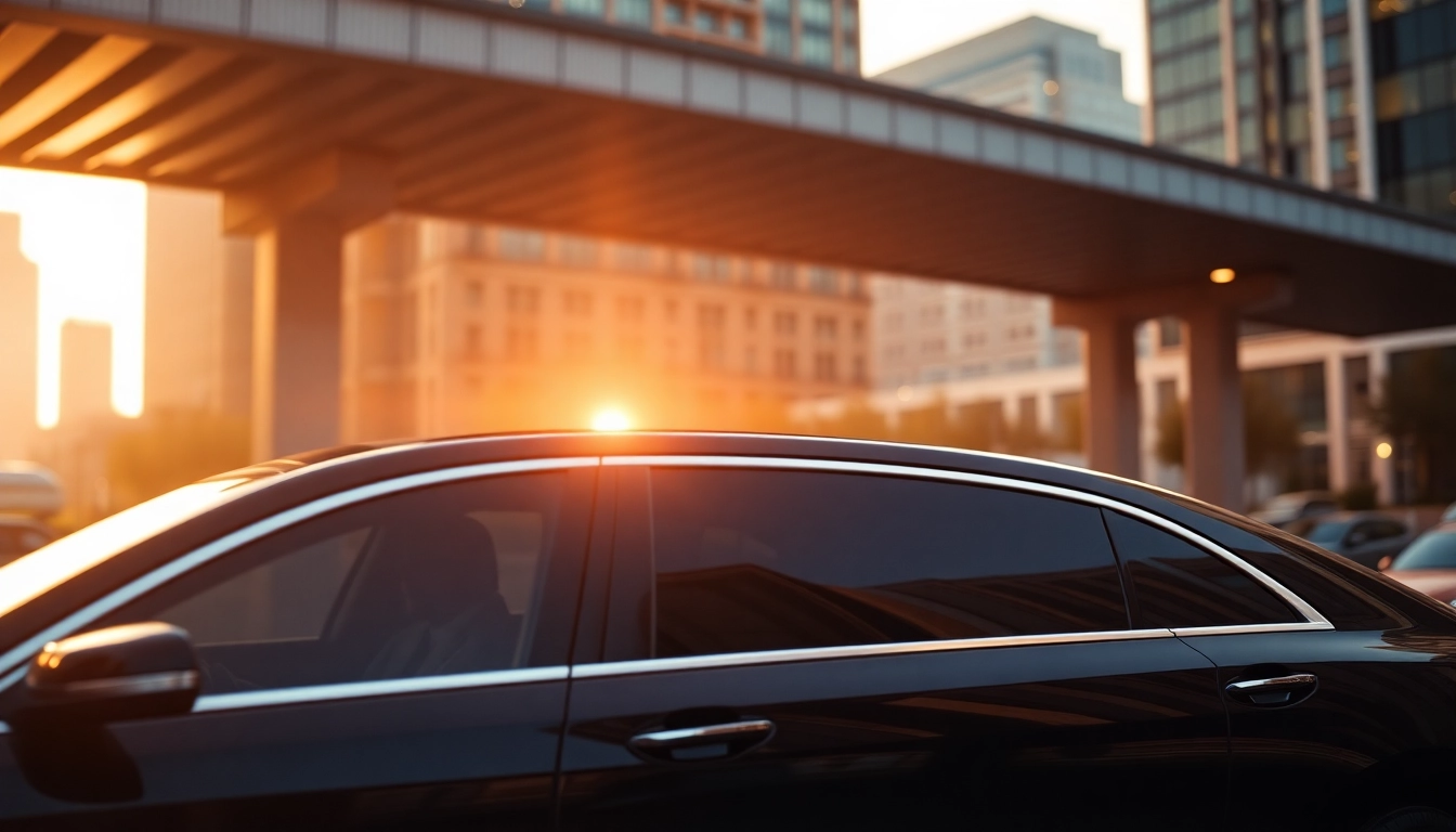 Enjoy a luxurious ride with our professional chauffeur service Anchorage in a sleek black sedan.