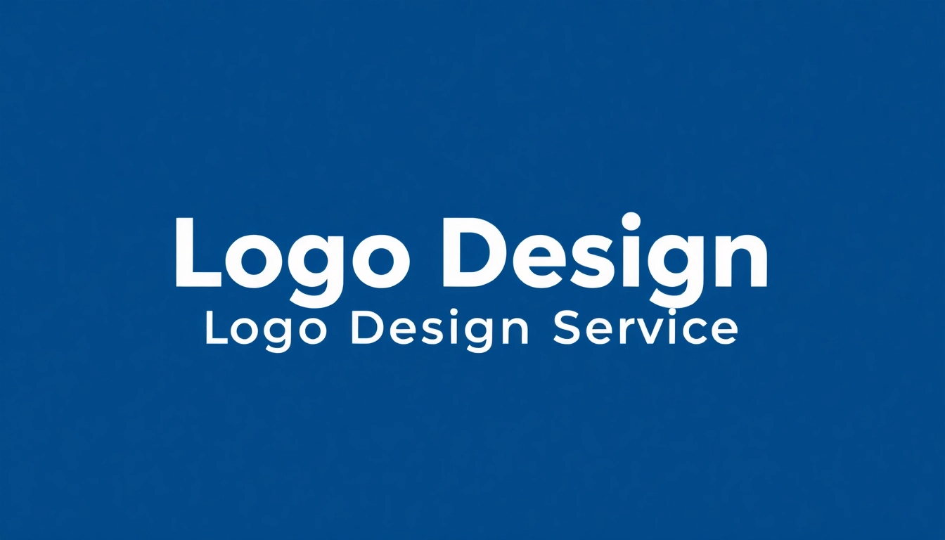 Create a striking logo design service illustration featuring innovative designs tailored for brands.