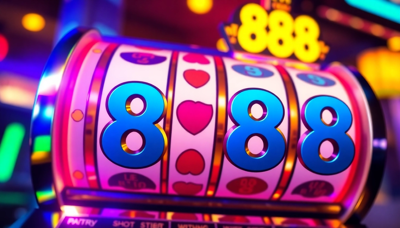 Spin the slot machine and discover สล็อต888 with vibrant colors and bold reels for a thrilling gaming experience.