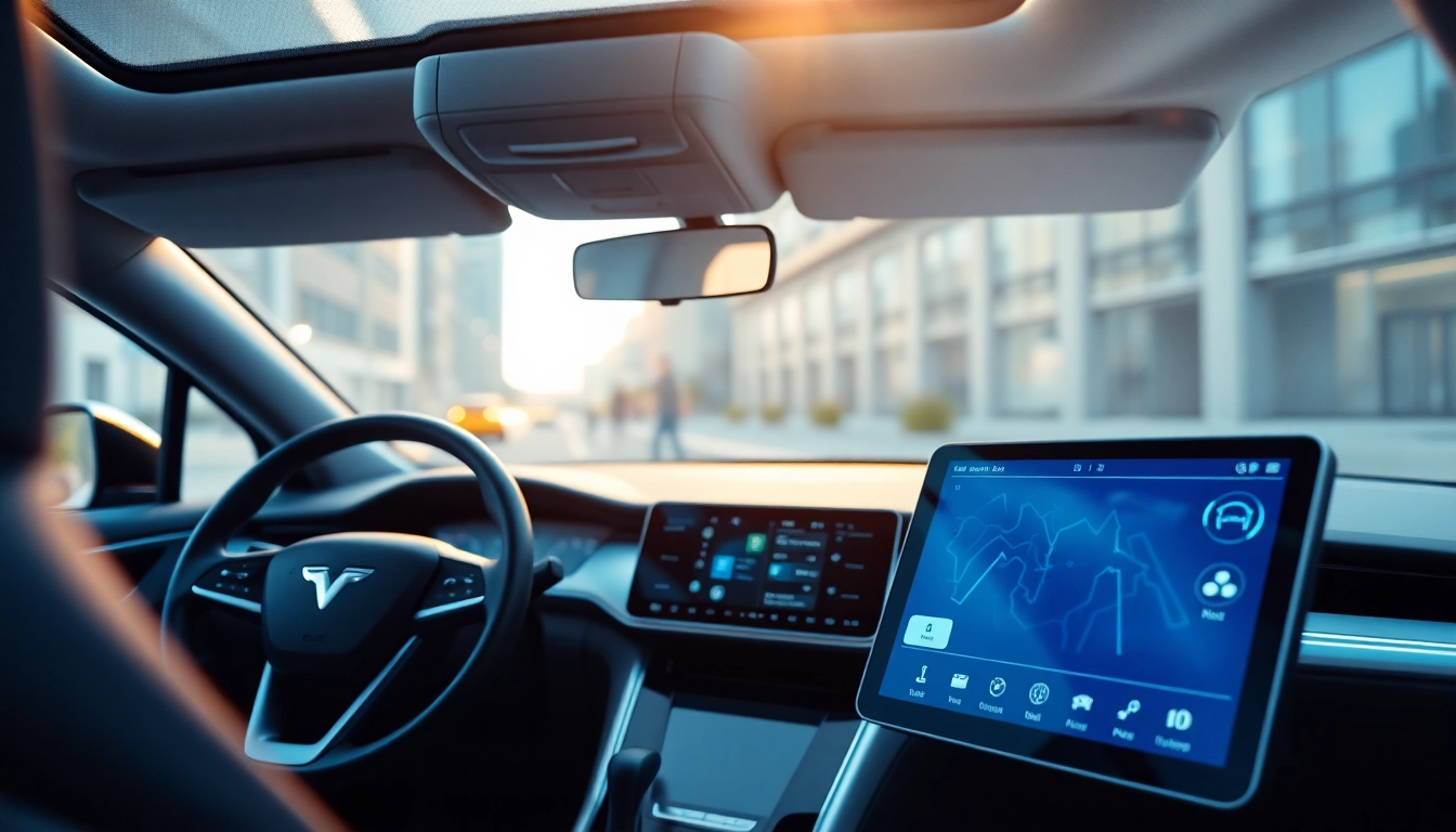 Explore BYD upgrades showcased in a sleek electric vehicle dashboard with interactive technology.