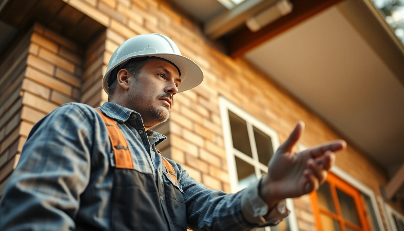 Inspecting a house by the best Alabama building inspectors for thorough evaluations.