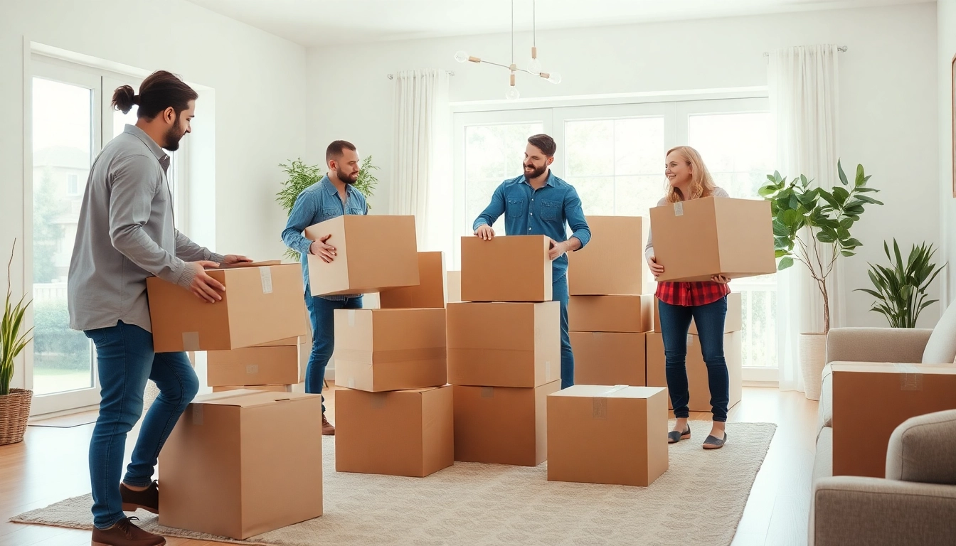 Efficient packing by Umzugsfirma Erlangen ensuring a smooth moving experience.