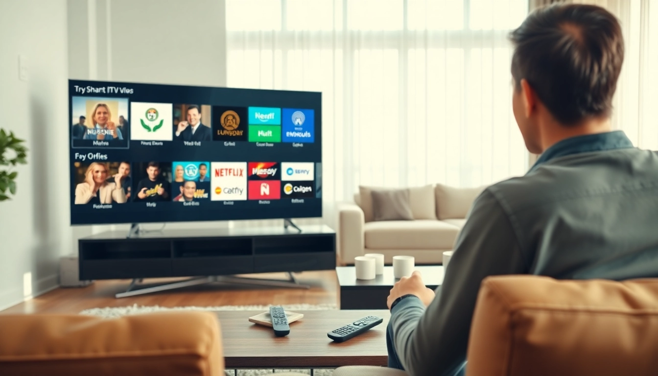 Engage with the best ways to try IPTV before buying through this inviting living room scene.