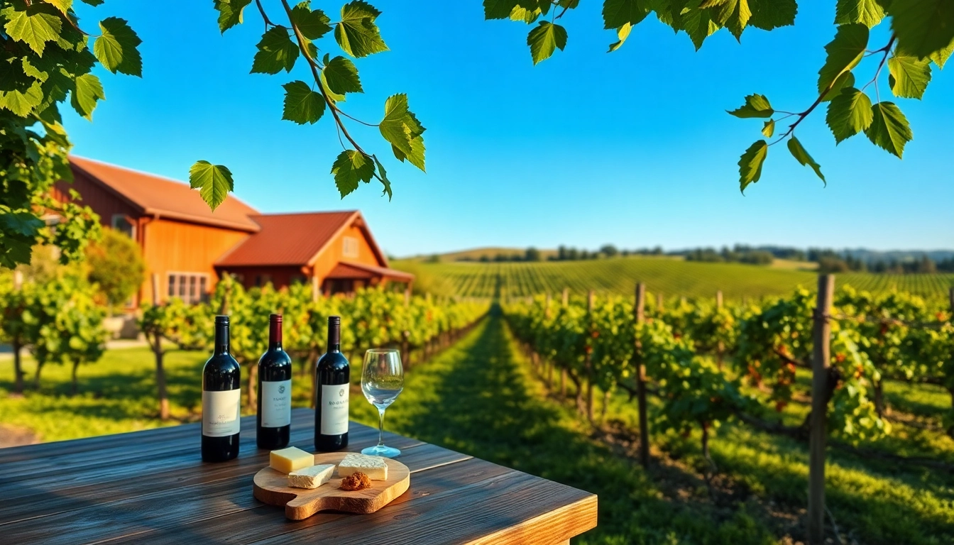 Enjoy wineries in Clarksburg with inviting vineyard scenery and wine tasting selection.