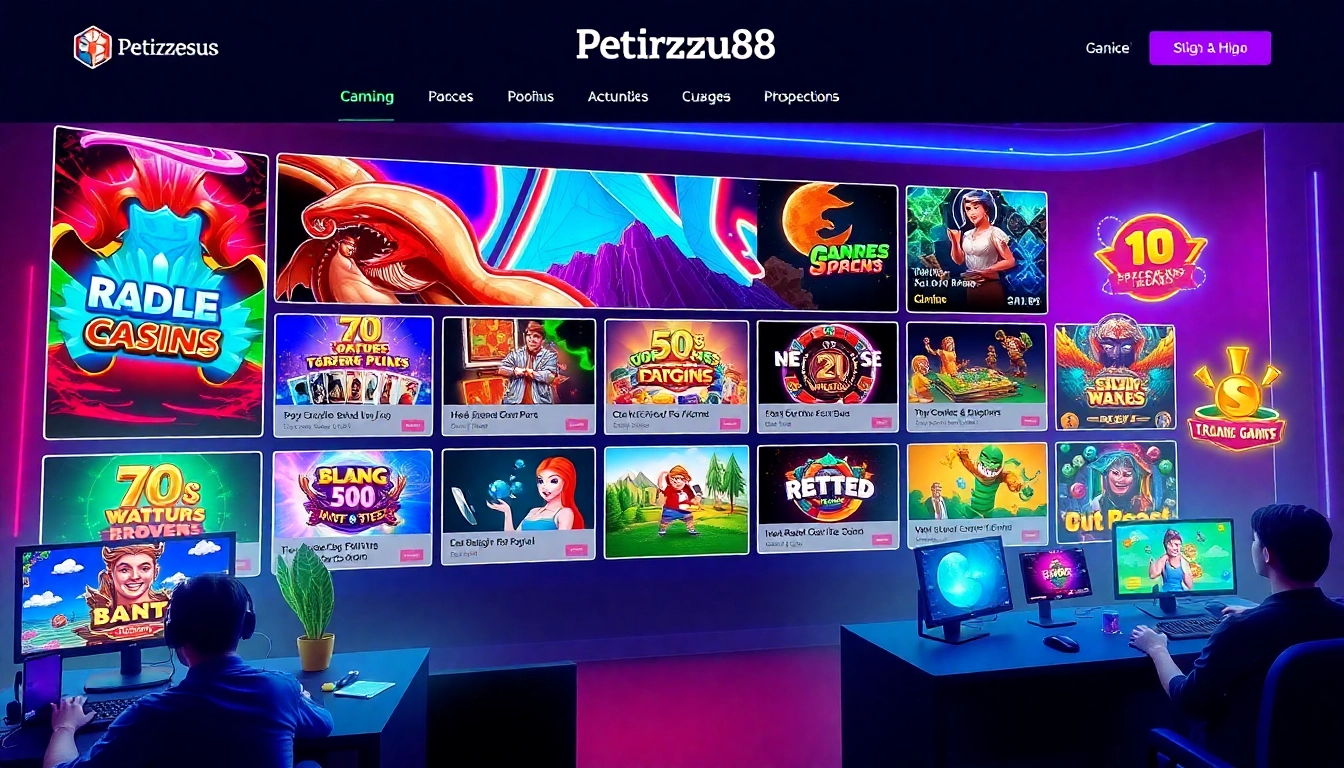 Engage with Petirzeus88's thrilling online casino experience featuring diverse games.