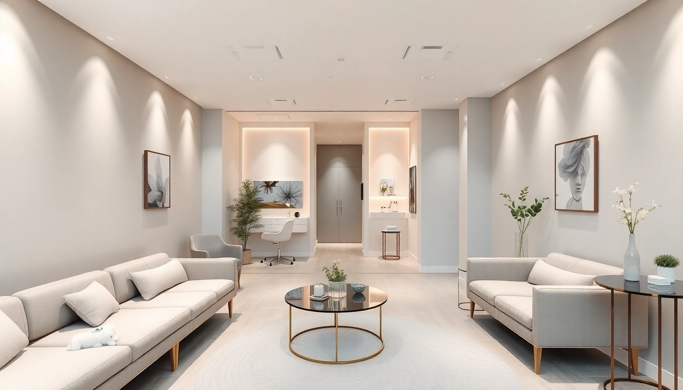 Experience beauty treatments in a modern Zürich clinic, showcasing a tranquil ambiance and expert care.