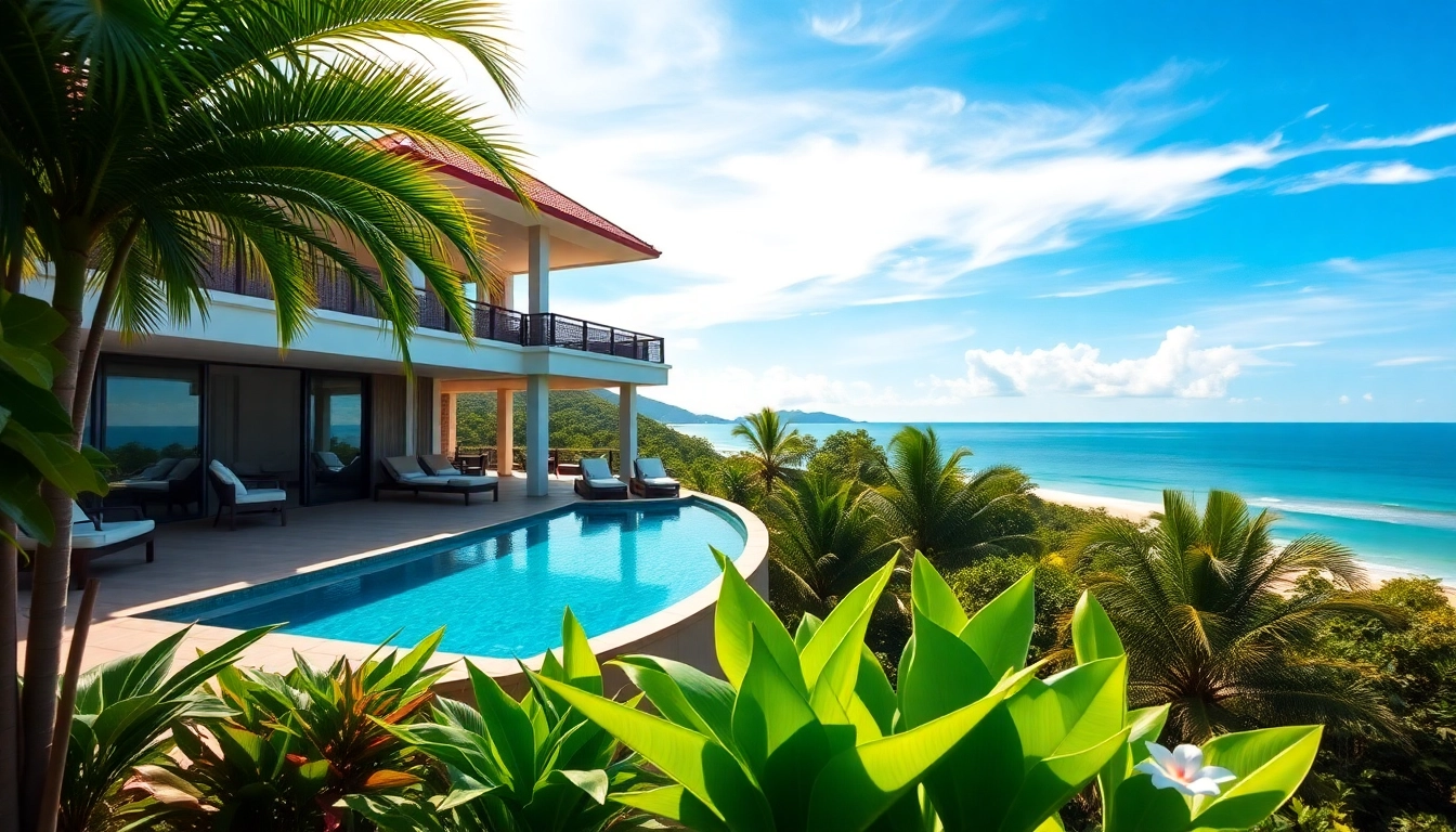 Rent a villa property for sale with stunning architecture surrounded by tropical beauty in Phuket.