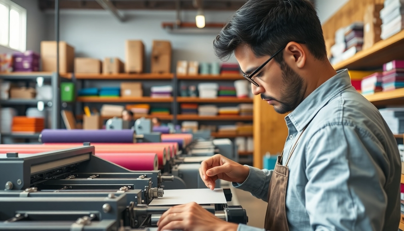 Witness precision die cutting in action with a technician operating intricate machinery in a well-lit workshop.