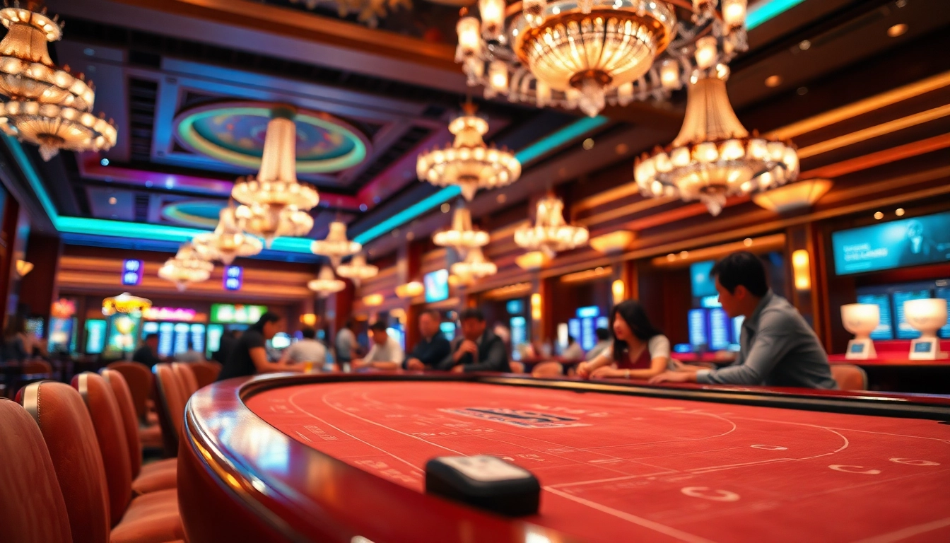 Menyaksikan hasil Macau dengan pemain bersemangat di meja baccarat yang ramai.