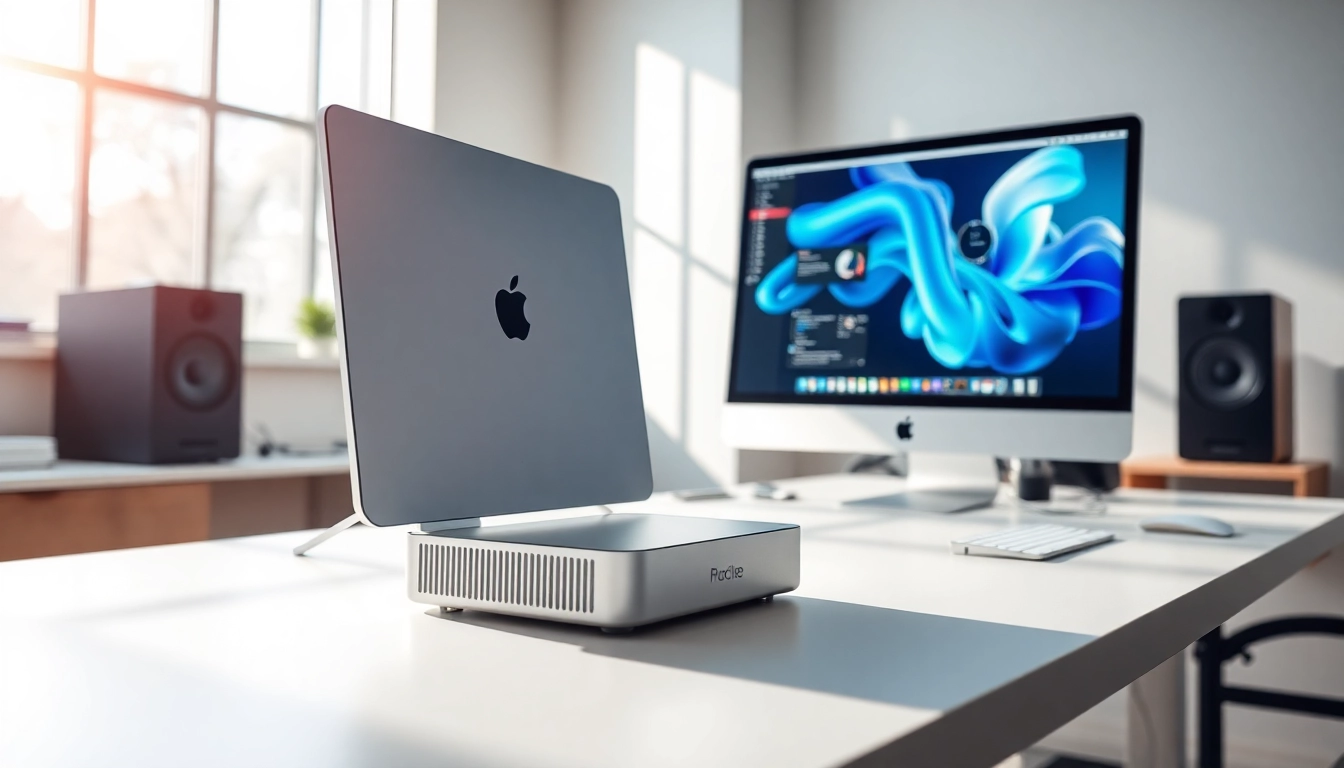 Buy MacStudio Ultra and enhance your workspace with a sleek setup.