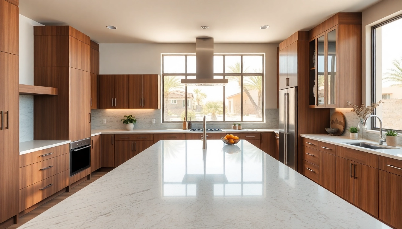 Transform your space with stunning kitchen remodeling Palm Springs showcasing modern cabinetry and natural light.
