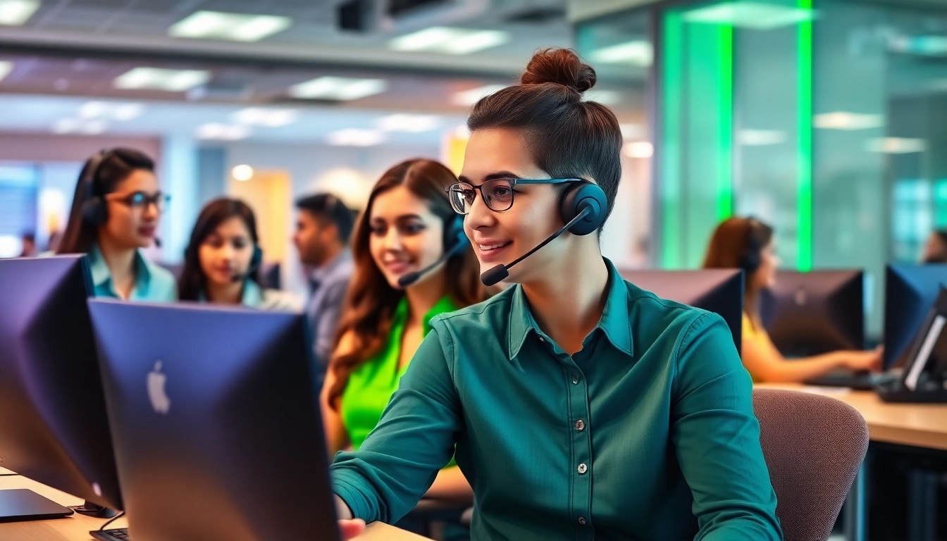 Callzent team delivering exceptional bilingual service in a vibrant Tijuana call center.