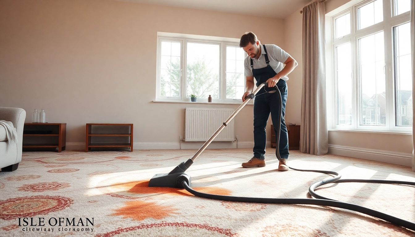 Experience Isle of Man carpet cleaning with professional techniques for spotless results.