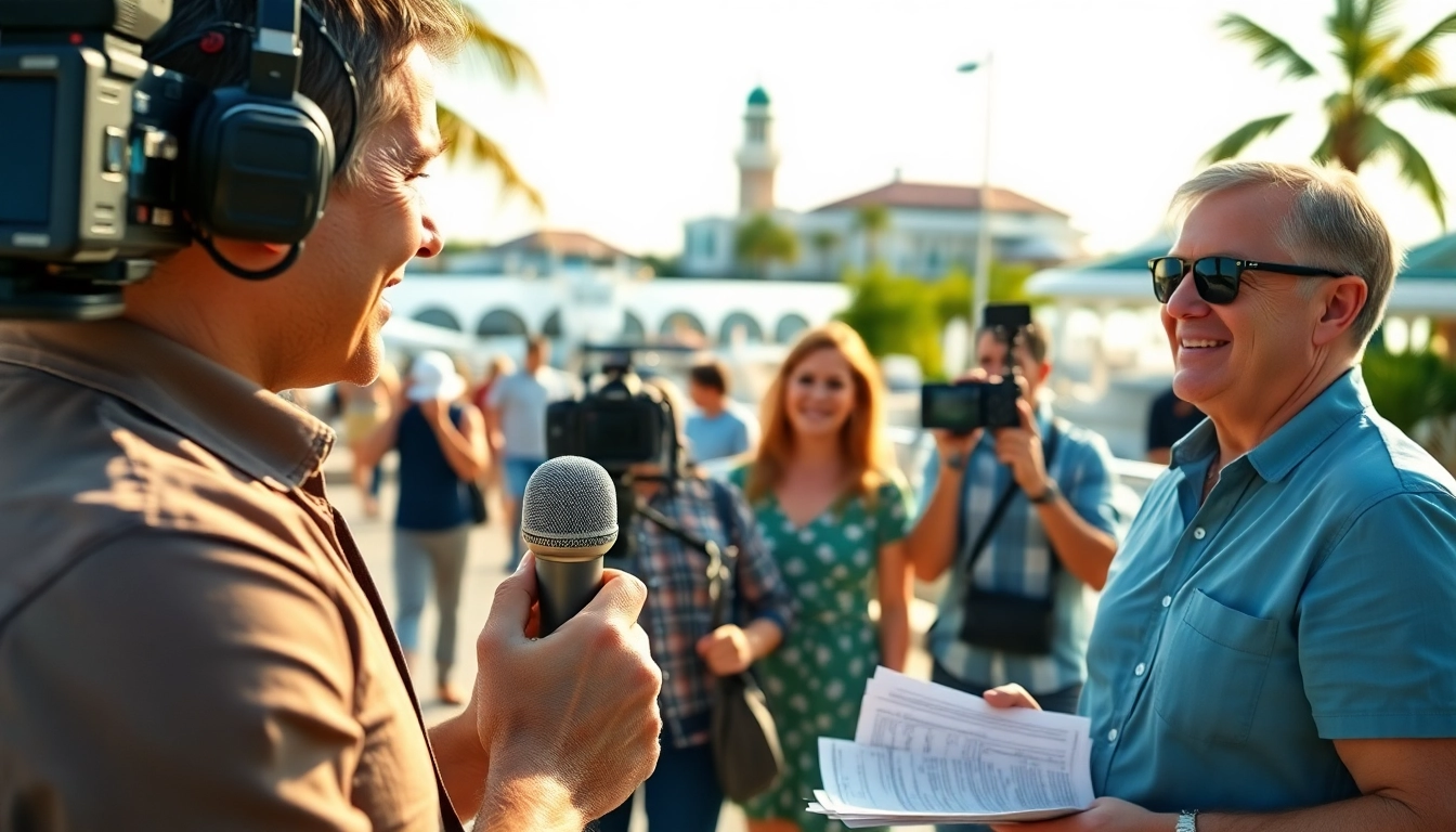 Captivating news coverage in Cape Coral featuring local residents sharing stories.