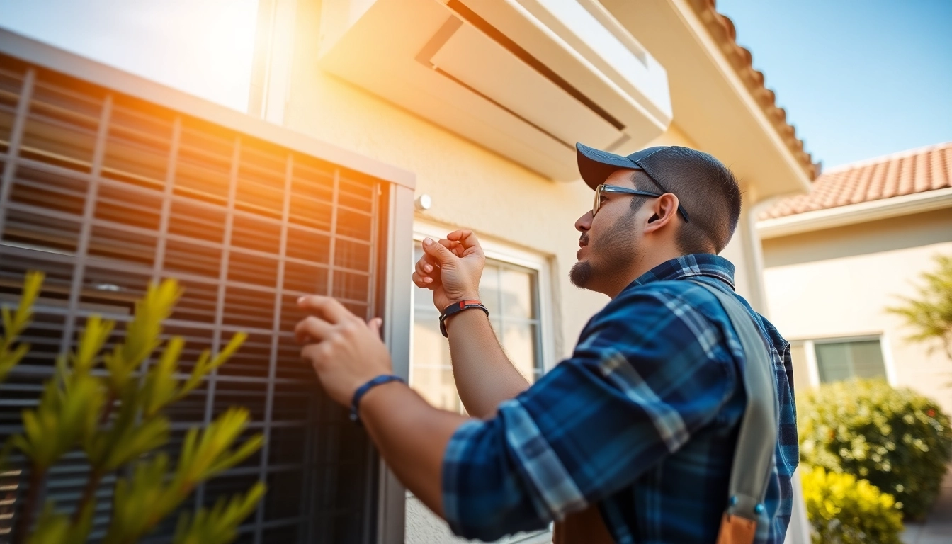 Repairing Scottsdale AC unit with expert technician in a bright home setting.