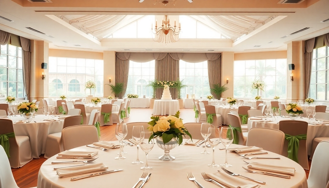 Stunning setup at the trenton event center showcasing elegant dining arrangements and floral designs.