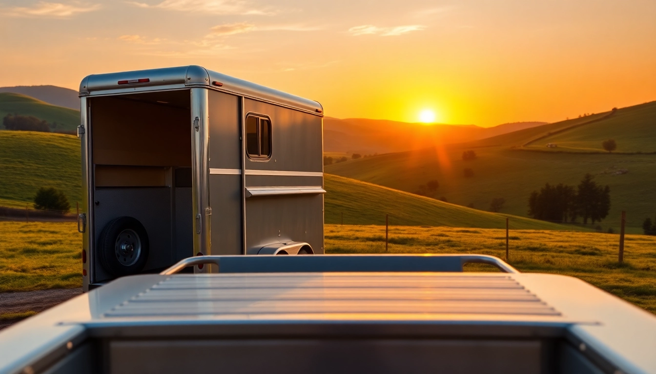 Rent a horse trailer for your next adventure in this scenic countryside setting.