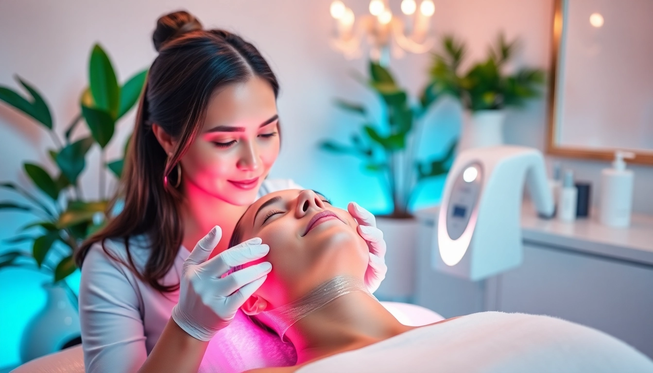 Enhance skin with a hydrafacial treatment showcasing rejuvenation and relaxation.