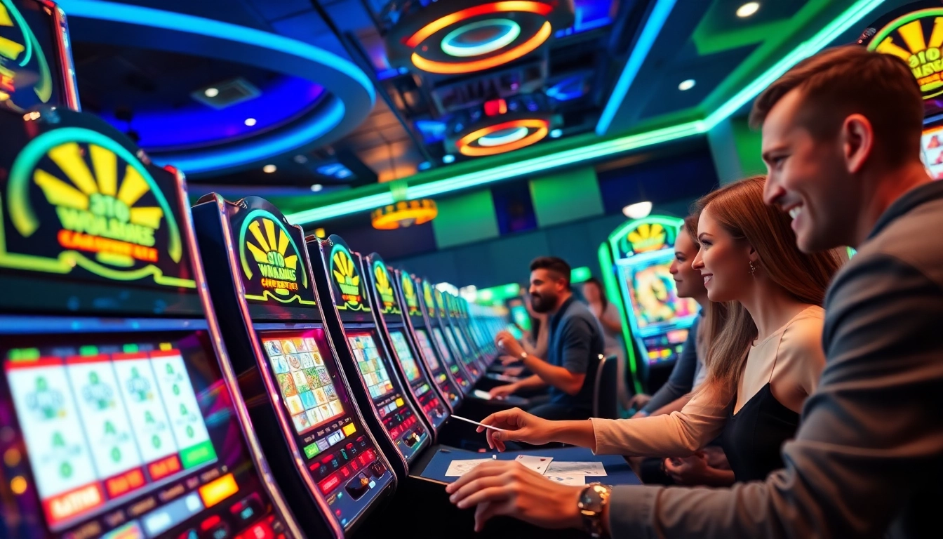 We1Win engaging players in a vibrant online casino atmosphere with exciting gaming options.