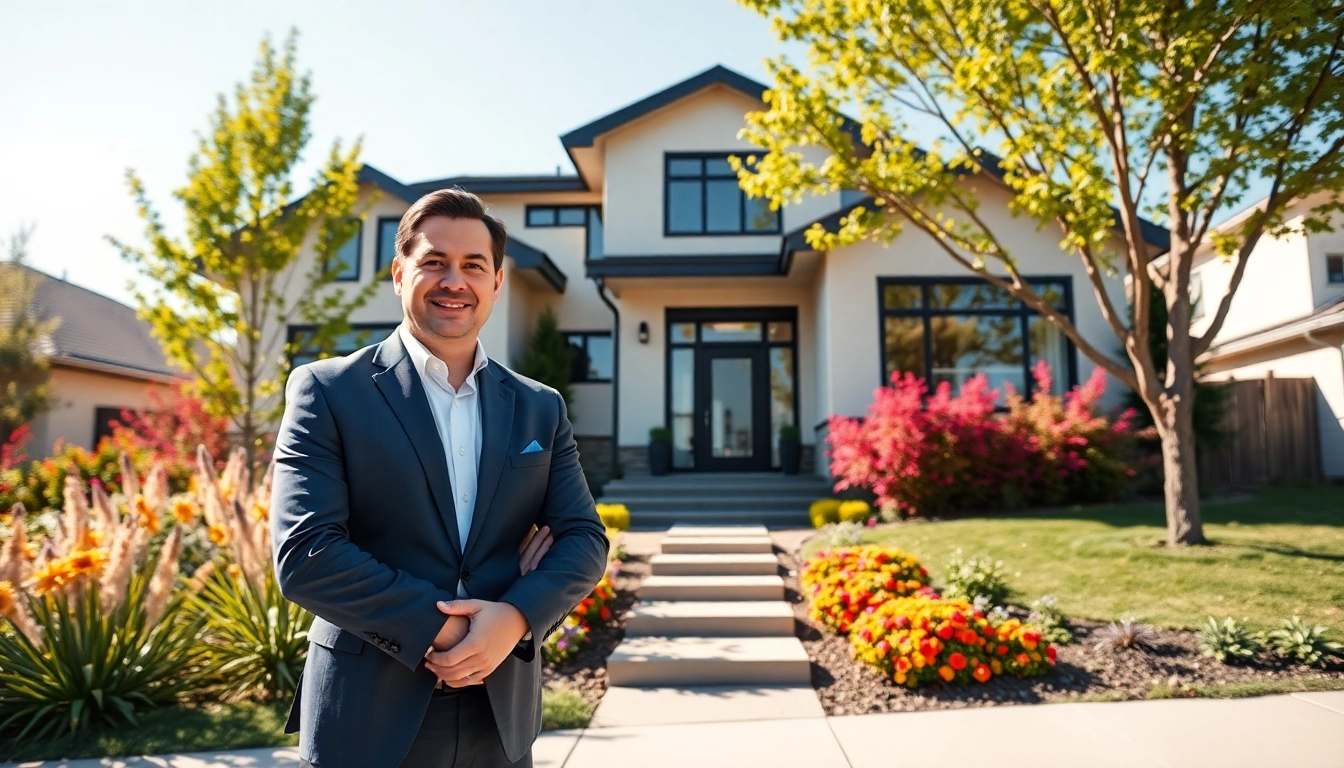 Showcasing Acadia Calgary homes for sale with a professional real estate agent in a sunny setting.