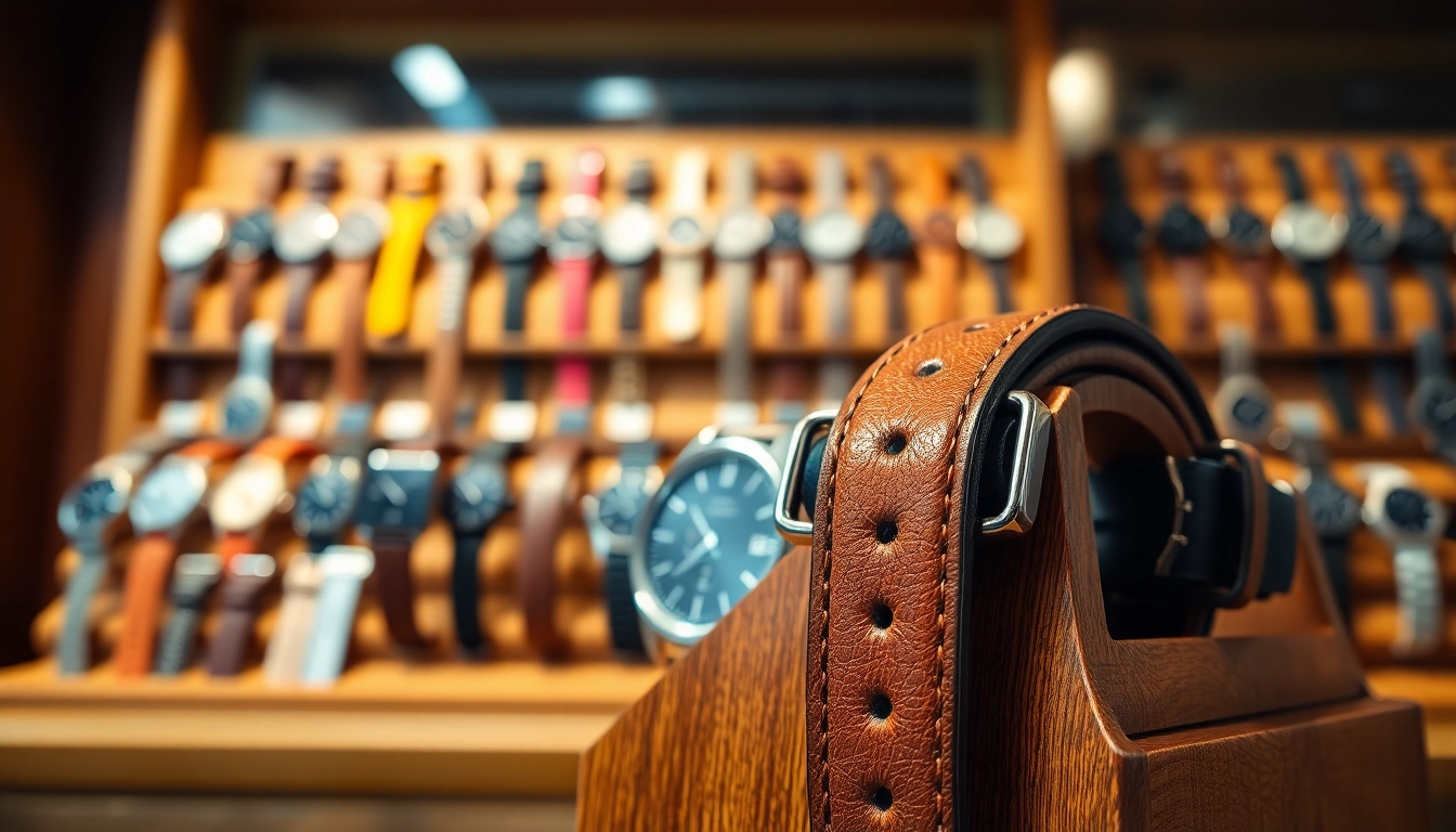Browse stylish watch straps UK showcasing various materials and designs for every watch style.