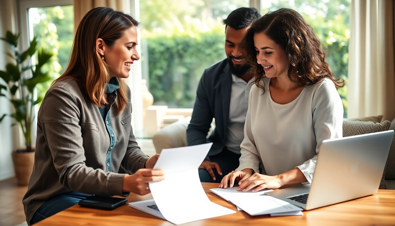Homeowner discussing urgent sale options with real estate agent for i want to sell my house urgently.