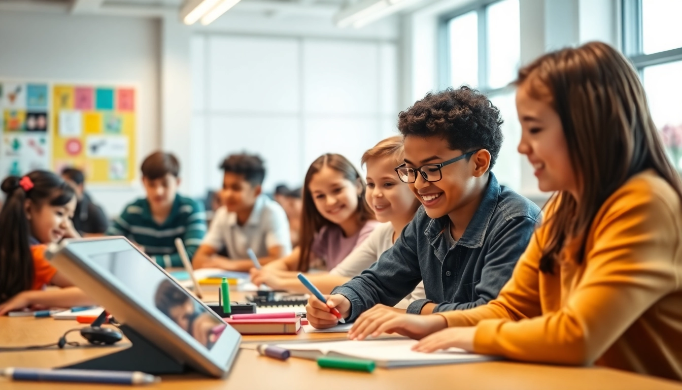 Engaging educational resources showcased in a vibrant classroom to inspire learning.
