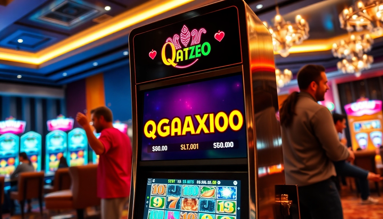 Mainkan QQAXIOO slot dengan mesin slot menarik di kasino online yang modern.