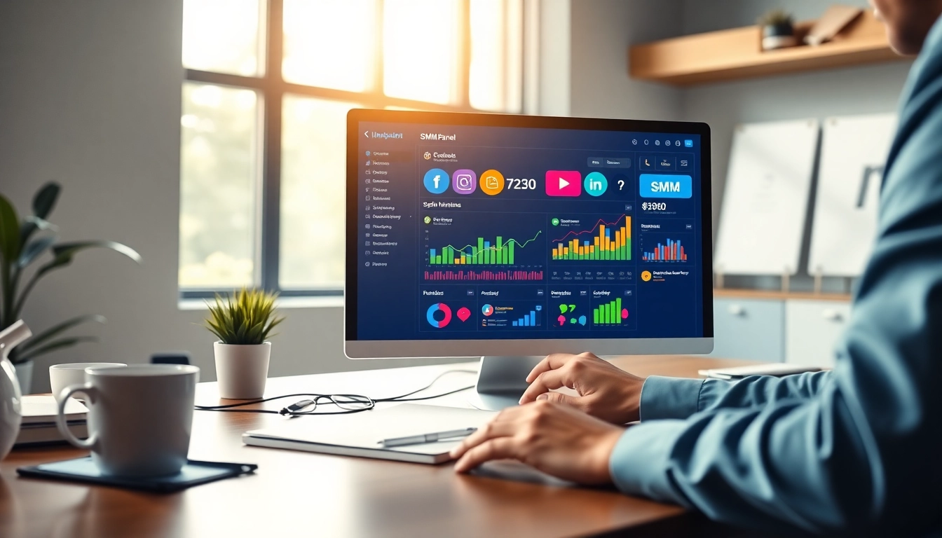 Engage with the SMM panel displaying interactive analytics for effective marketing strategies.
