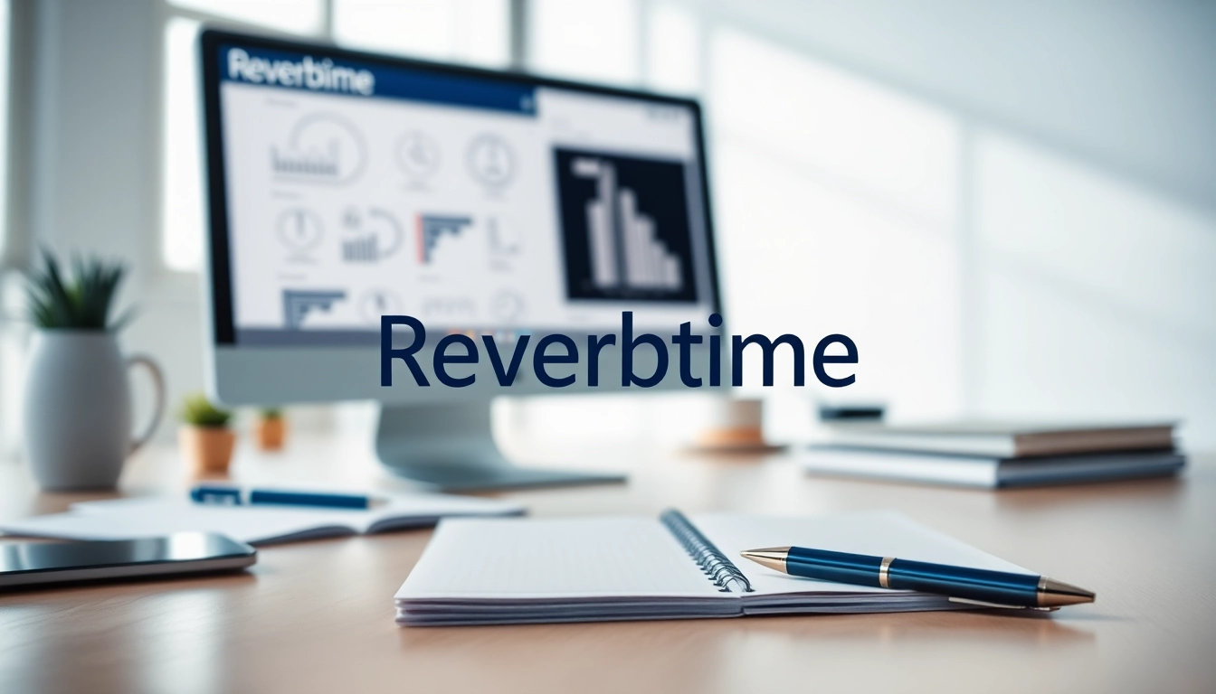 Showcase of Reverbtime Magazine's logo in a vibrant workspace, highlighting professional insights.