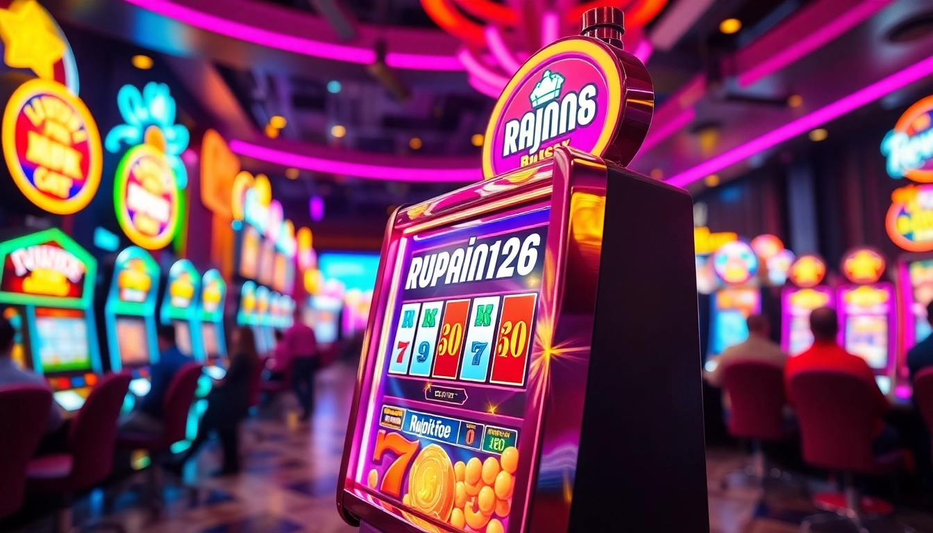Mainkan permainan rupiah126 slot dengan mesin slot yang memukau dan suasana kasino yang meriah.