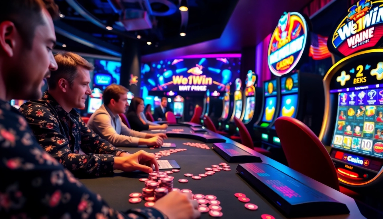 Experience the thrill of We1Win with vibrant online casino gaming and exciting players.