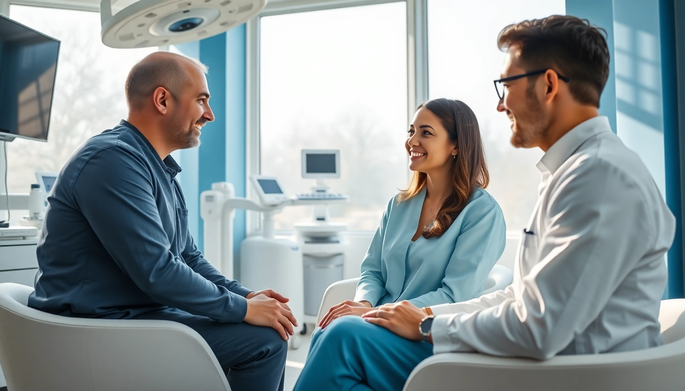 Plastische Chirurgie Braunschweig - Professionelle Beratung in einem modernen Behandlungszimmer.