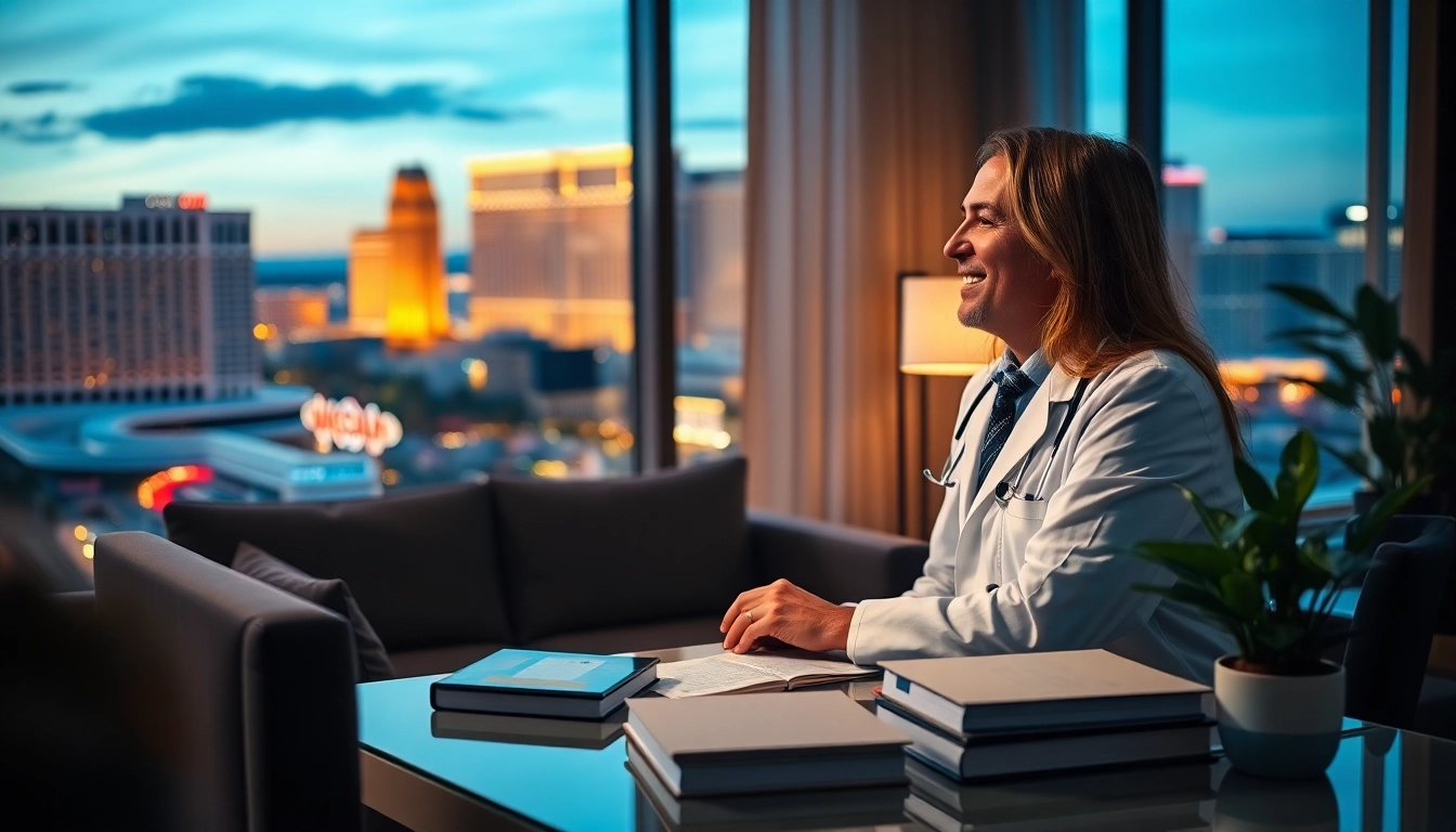 Engaging consultation with las vegas concierge doctors highlighting personalized care.