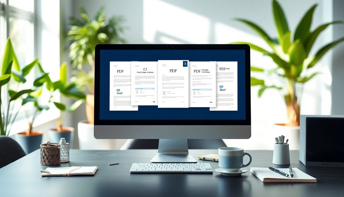 Merge PDF files online effortlessly in a modern graphic design workspace.