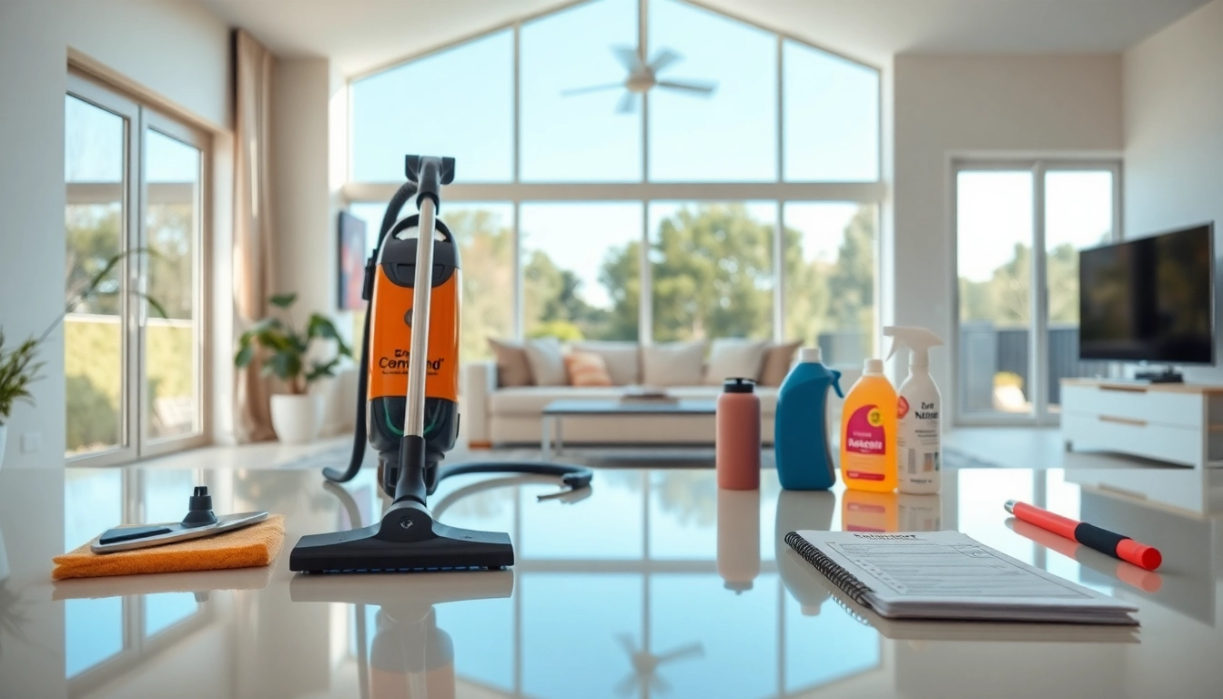 Efficient bond cleaning Logan service showcasing spotless surfaces and professional tools.