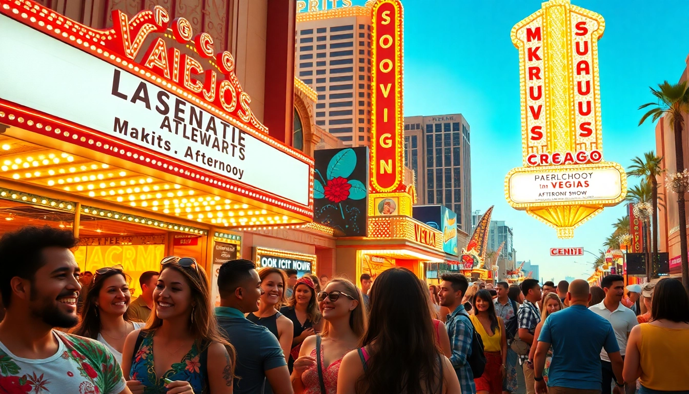 Elevate your experience with vibrant matinee vegas shows featuring joyful audience moments.