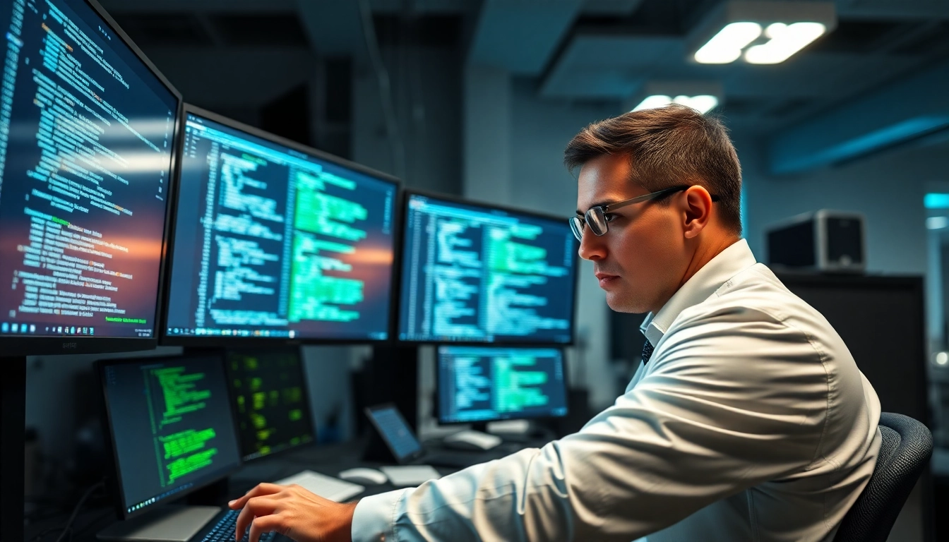 Analyze prompt injection testing methods with a focused cybersecurity analyst in a tech workspace.