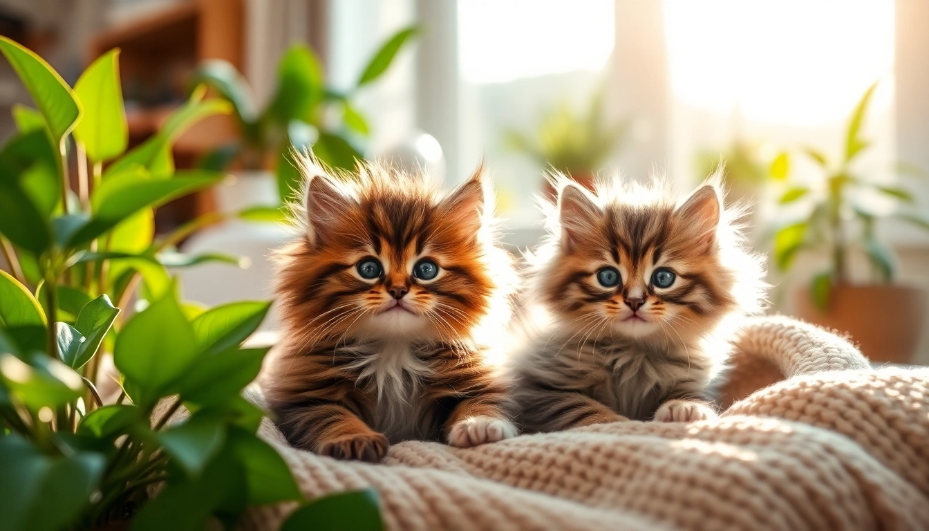 Adopt Maine Coon kittens for sale Oakland in a cozy home setting, showcasing playful siblings.